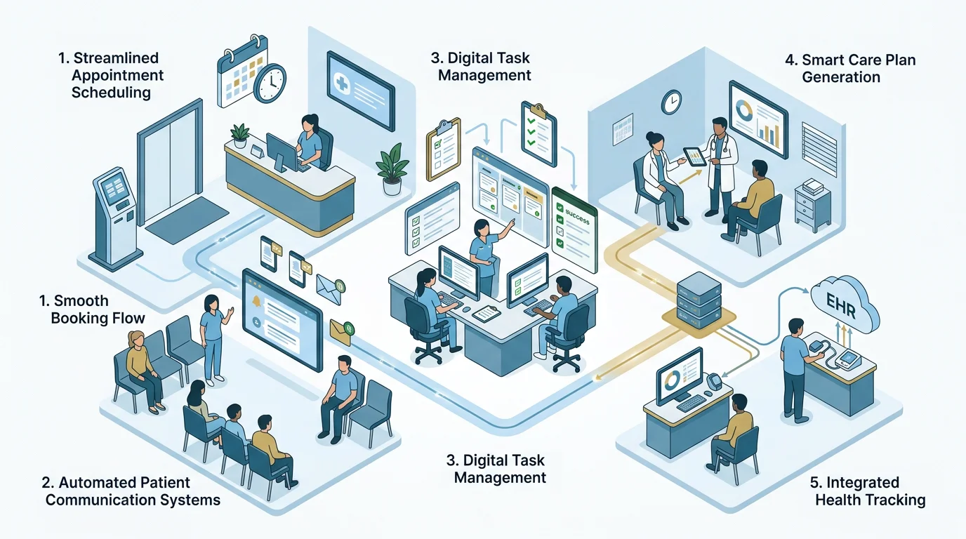 GP Clinic Automation: Top automation strategies transforming GP clinics across Australia with smart care plans and patient communications
